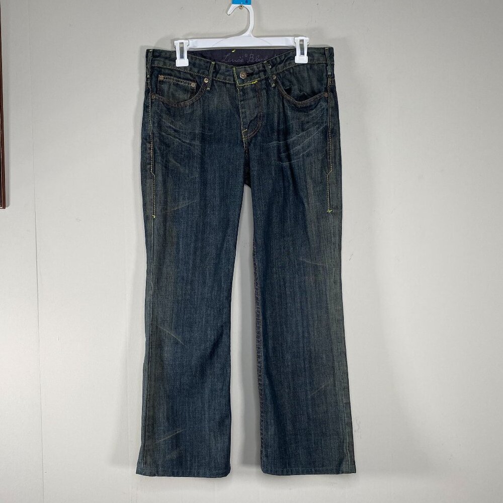 Vintage Levi's Black Star Bootcut Denim Jeans Men's 32 x 28 Blue Japan VTG